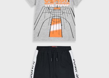 Σετ με τύπωμα για αγόρι | ΜΑΥΡΟ - Energiers - 